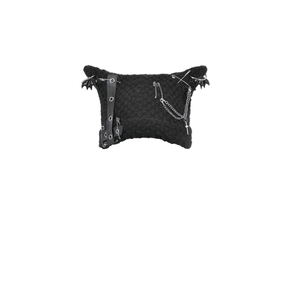 Dark in Love - Punk metal Knit Muts - Zwart